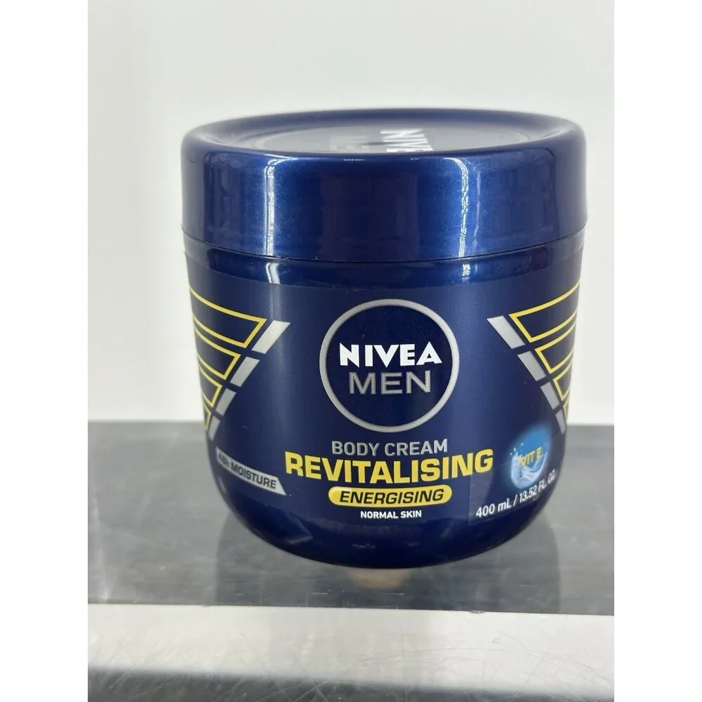 Nivea Men Body Cream Combo X2 Revitalizing Energizing & Cool Kick, 13.5oz